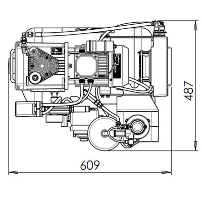 AC100 Compresor cattani con secador un cilindro