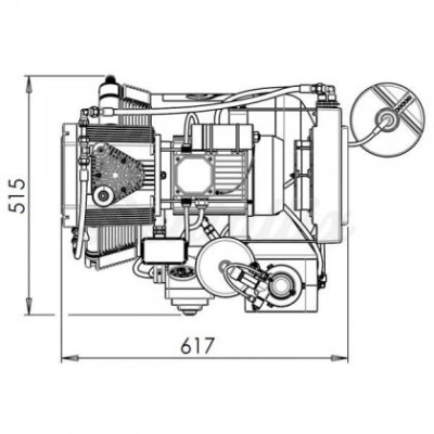 AC 300 Compresor Cattani Secador 3 cilindros