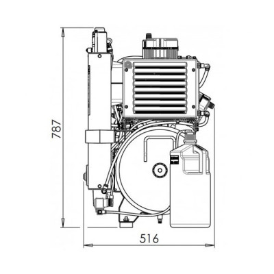 AC 300 Compresor Cattani Secador 3 cilindros