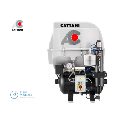 AC-200Q Compresor CATTANI 2 cilidros insonorizado con secado